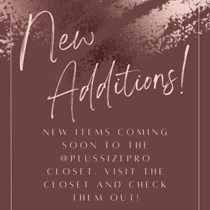 New Items Coming Soon!  Check them out!